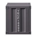 Cargo Nightstand w/USB, Gunmetal Finish Acme