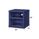 Cargo Nightstand w/USB, Blue Finish Acme