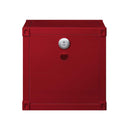 Cargo Nightstand w/USB, Red Finish Acme