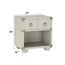 Orchest Nightstand, Gray Finish Acme