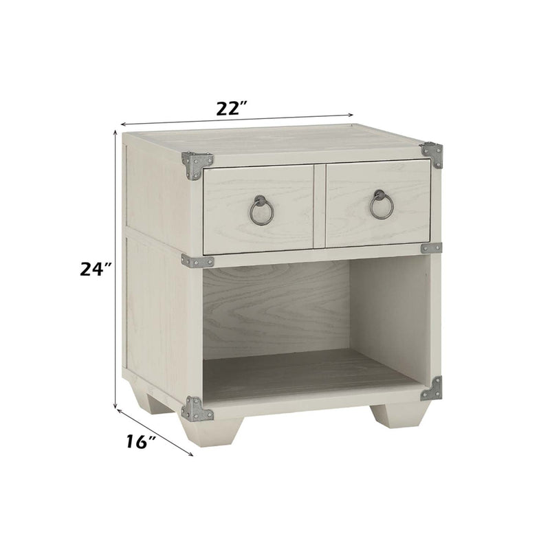 Orchest Nightstand, Gray Finish Acme