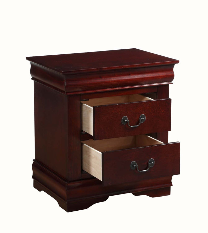 Louis Philippe Nightstand, Cherry Acme