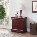 Louis Philippe Nightstand, Cherry Acme