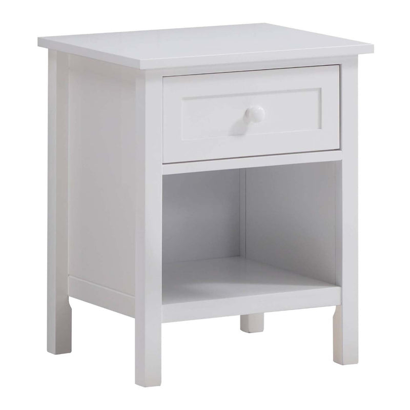 Lolanda Nightstand, White Finish Acme