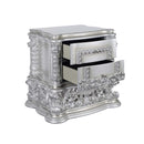 Valkyrie Nightstand, Antique Platinum Finish Acme