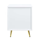 Gaines Nightstand, White High Gloss Finish Acme