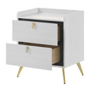 Zeena Nightstand, White Finish Acme