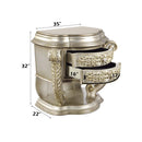 Danae Nightstand, Champagne & Gold Finish Acme