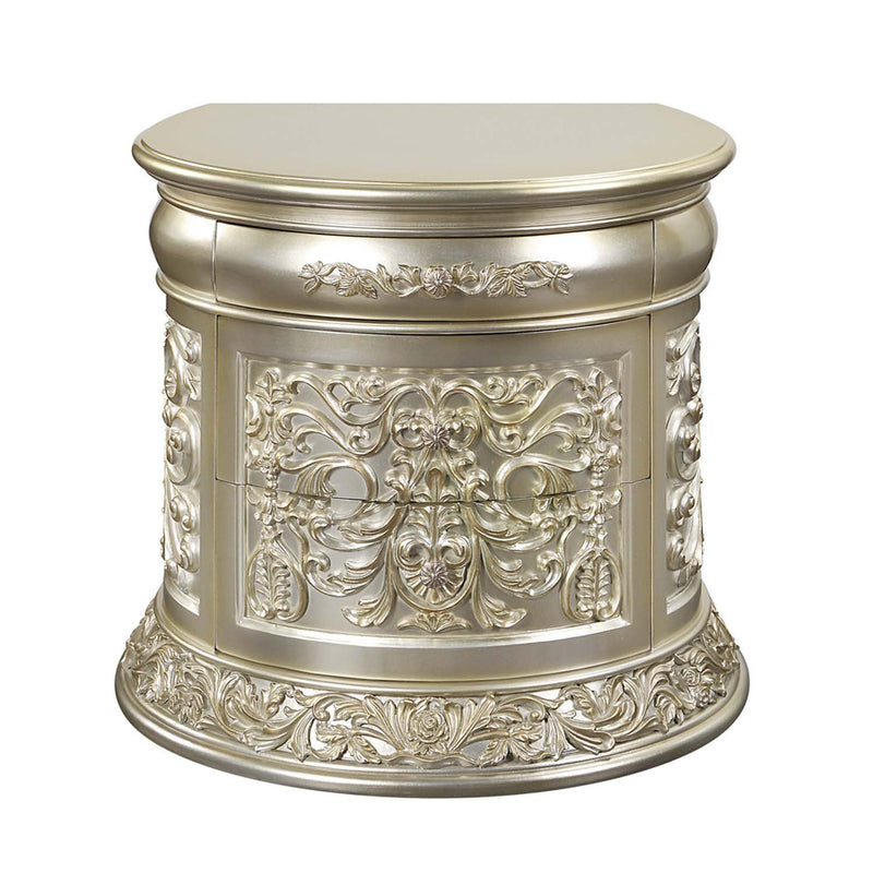 Sorina Nightstand, Antique Gold Finish Acme