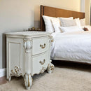 Vendome Nightstand, Antique Pearl Finish Acme