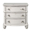 Jaqueline Nightstand, Antique White Finish Acme