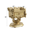 Bernadette Nightstand, Gold Finish Acme