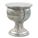 Sandoval Nightstand, Champagne Finish Acme