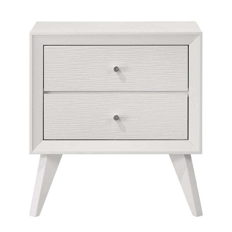 Cerys Nightstand, White Finish Acme
