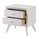Cerys Nightstand, White Finish Acme