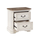 Florian Nightstand, Antique White Finish Acme