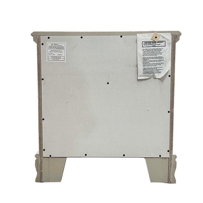 Flora Nightstand, Gray Finish Acme
