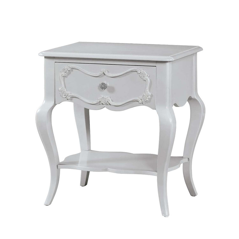 Edalene Nightstand, Gray Finish Acme