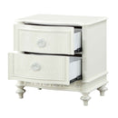 Dorothy Nightstand w/2 Drawers, Ivory Finish Acme