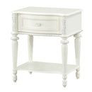 Dorothy Nightstand w/1 Drawer, Ivory Finish Acme