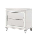 Tarian Nightstand, Pearl White Finish Acme