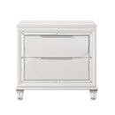 Tarian Nightstand, Pearl White Finish Acme