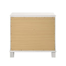Tarian Nightstand, Pearl White Finish Acme