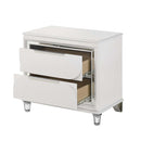 Tarian Nightstand, Pearl White Finish Acme