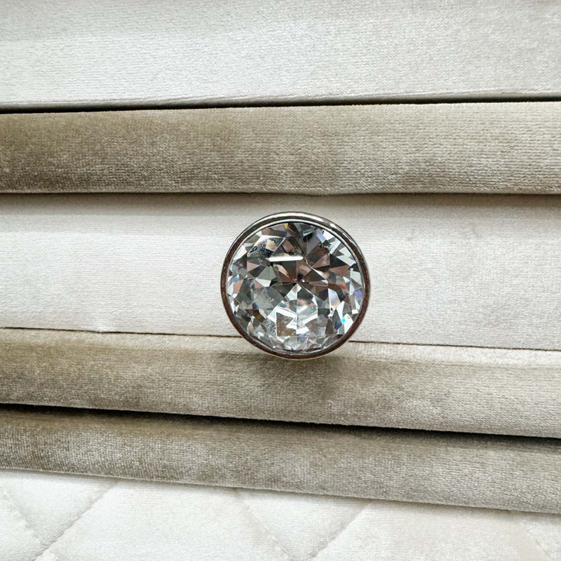 Lucienne Nightstand, Beige Velvet Acme