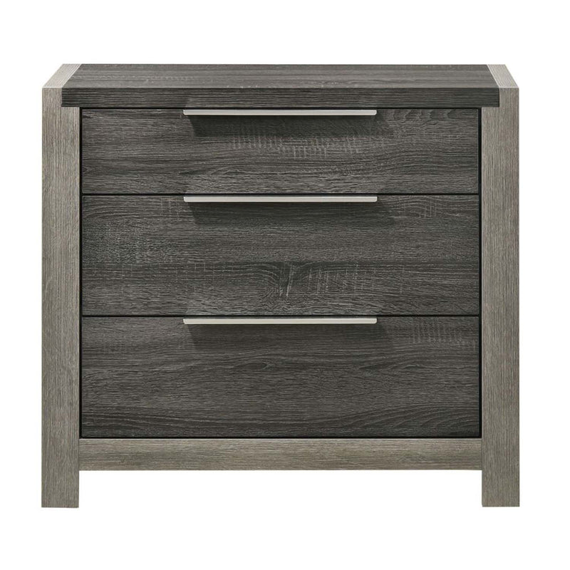 Jehoram Nightstand, Gray Finish Acme