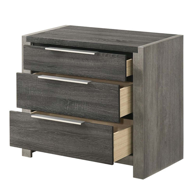 Jehoram Nightstand, Gray Finish Acme