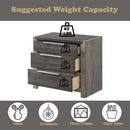 Jehoram Nightstand, Gray Finish Acme