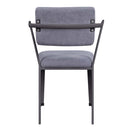 Cargo Office Chair, Gray Fabric & Gunmetal Finish Acme