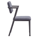 Cargo Office Chair, Gray Fabric & Gunmetal Finish Acme