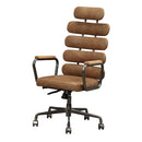 Calan Office Chair, Retro Brown Top Grain Leather Acme
