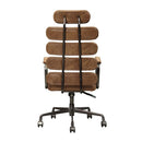 Calan Office Chair, Retro Brown Top Grain Leather Acme