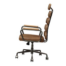 Calan Office Chair, Retro Brown Top Grain Leather Acme