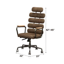 Calan Office Chair, Retro Brown Top Grain Leather Acme