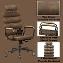 Calan Office Chair, Retro Brown Top Grain Leather Acme