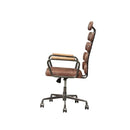 Calan Office Chair, Vintage Whiskey Top Grain Leather Acme