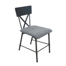 Brantley Office Chair, Antique Oak & Sandy Gray Finish Acme