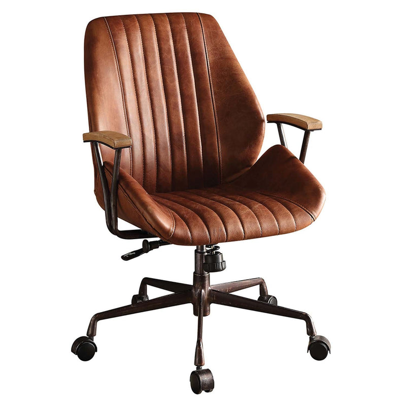 Hamilton Office Chair, Cocoa Top Grain Leather Acme