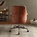 Hamilton Office Chair, Cocoa Top Grain Leather Acme