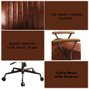 Hamilton Office Chair, Cocoa Top Grain Leather Acme