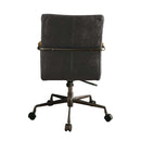 Harith Office Chair, Antique Slate Top Grain Leather Acme