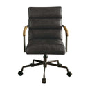 Harith Office Chair, Antique Slate Top Grain Leather Acme