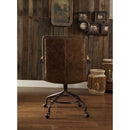 Harith II Office Chair, Vintage Whiskey Top Grain Leather Acme