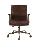 Attica Office Chair, Espresso Top Grain Leather Acme