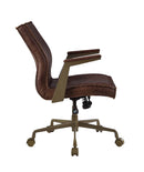 Attica Office Chair, Espresso Top Grain Leather Acme