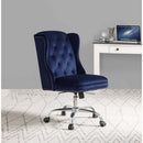 Jamesia Office Chair, Midnight Blue Velvet Acme